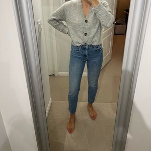 Zara slim fit high rise jeans